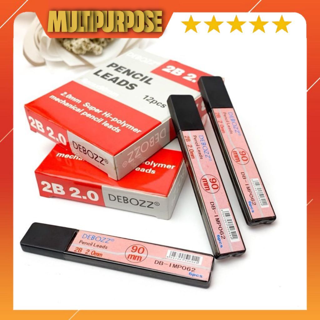 

DEBOZZ ISI PENSIL 2.0 MM ISI 12 TUBE/ISI PENSIL MECHANICAL
