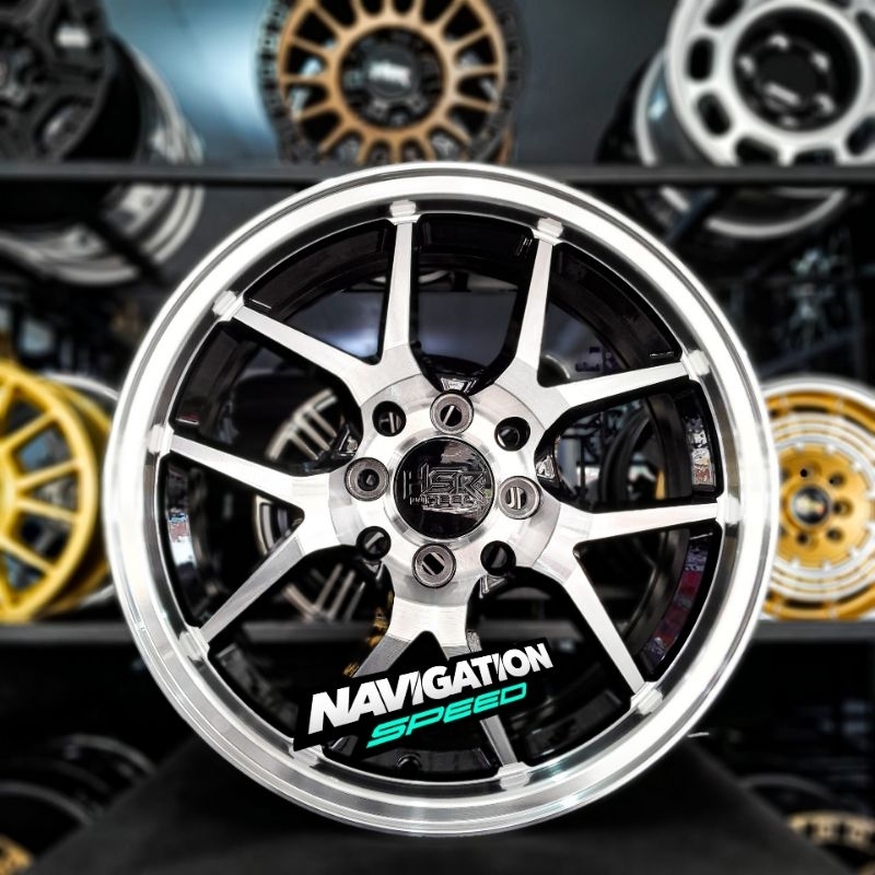 Pelak Racing HSR HYURA BOROKO R15 Buat Avanza Kijang agya Calya Sigra Dll RING 15 Free Ongkir