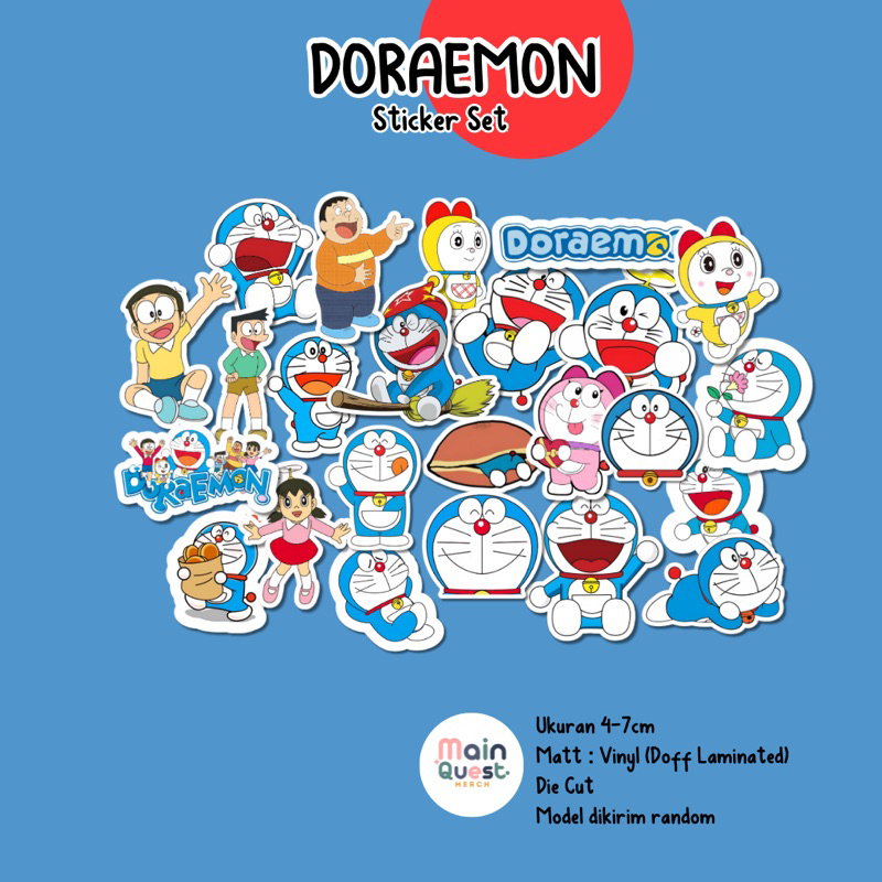 

Sticker Doraemon | Sticker Aesthetic / Sticker Tumblr / Sticker Laptop / Sticker Anti Air / Sticker Vinyl / Sticker Die Cut / Sticker Kpop / Sticker Cute