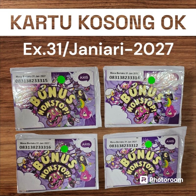KARTU PERDANA AXIS KOSONG