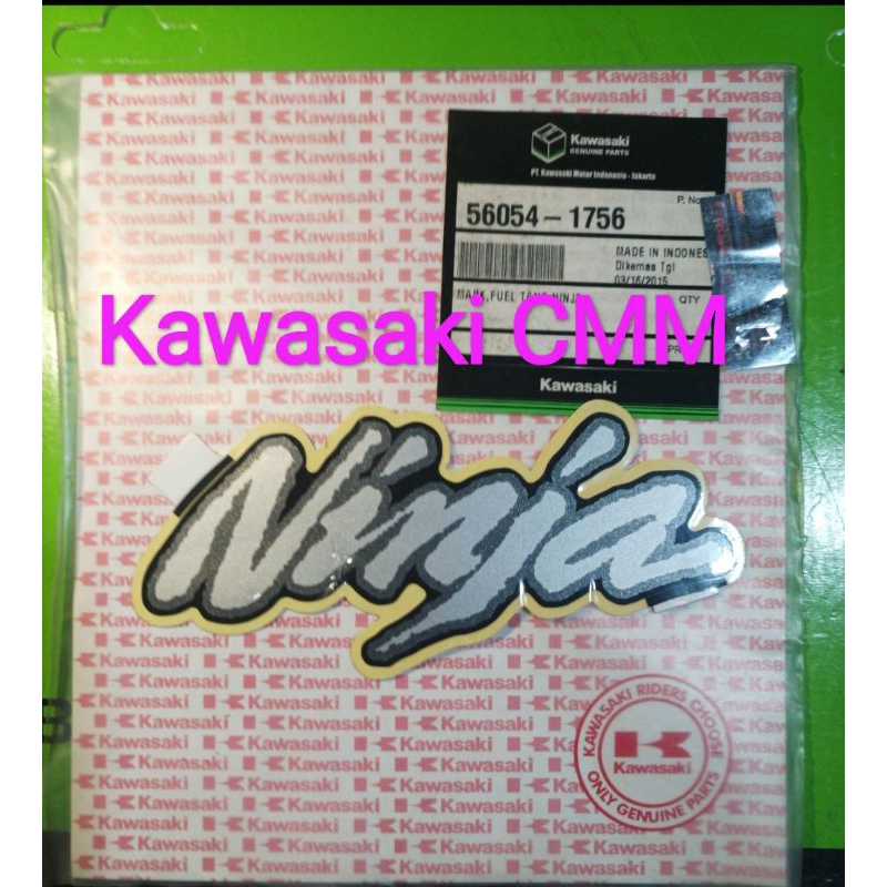 Stiker stripping tangki Ninja RR Mono. Original kawasaki.