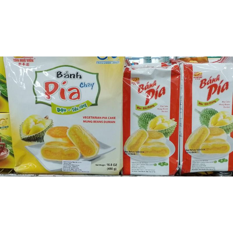 

BANH PIA DURIAN VIETNAM 480GR EXP TERBARU 3 MARET 2025