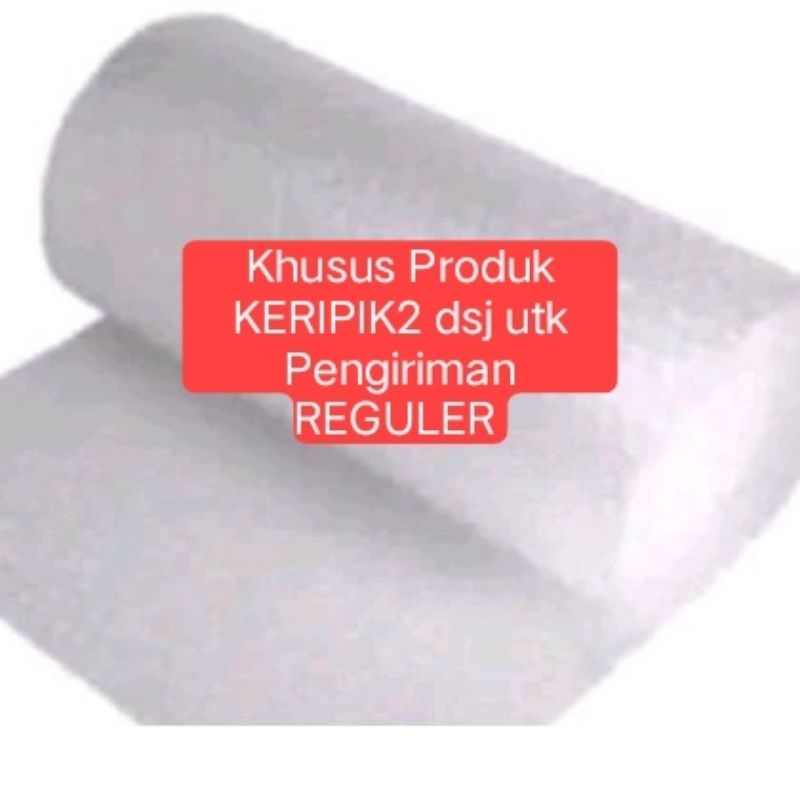 

TAMBAHAN BUBBLE WRAP untuk KEAMANAN PRODUK