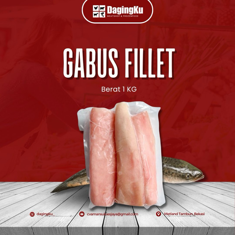 

Ikan Gabus Fillet 1Kg/Ikan Gabus Fillet 1Kg Fresh Frozen-Halal