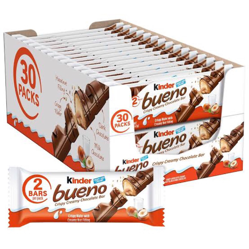 

[ITALI] KINDER BUENO MILK CHOCOLATE & HAZELNUT CANDY