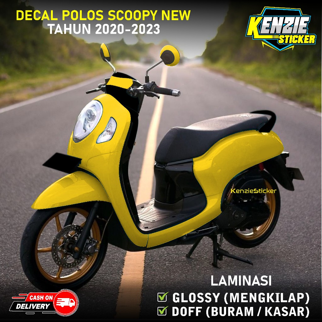 (COD) Decal sticker scoopy full body FI scopy 2017 2018 2019 2020 2021 2022 Variasi Polos