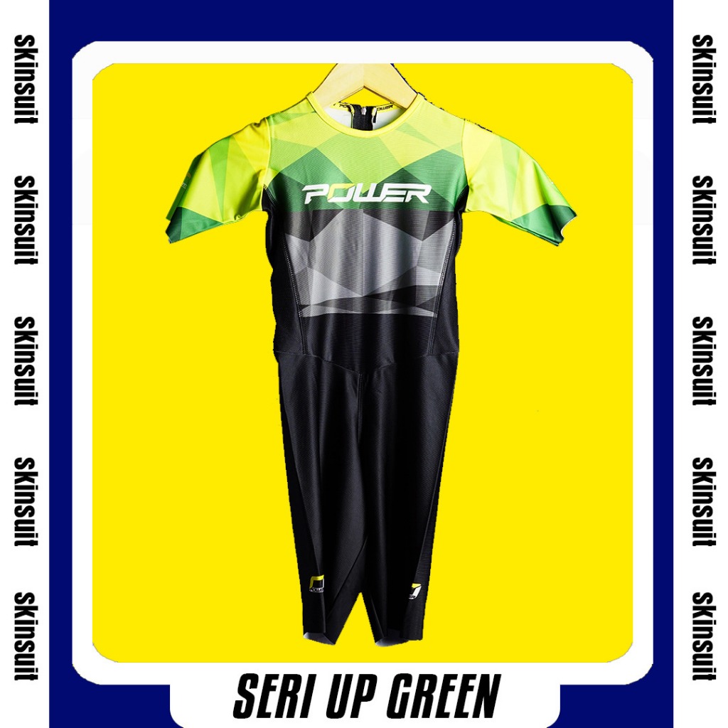 Skinsuit Jersey Sepatu Roda Inline Skate Power Apparel Jersey Olahraga