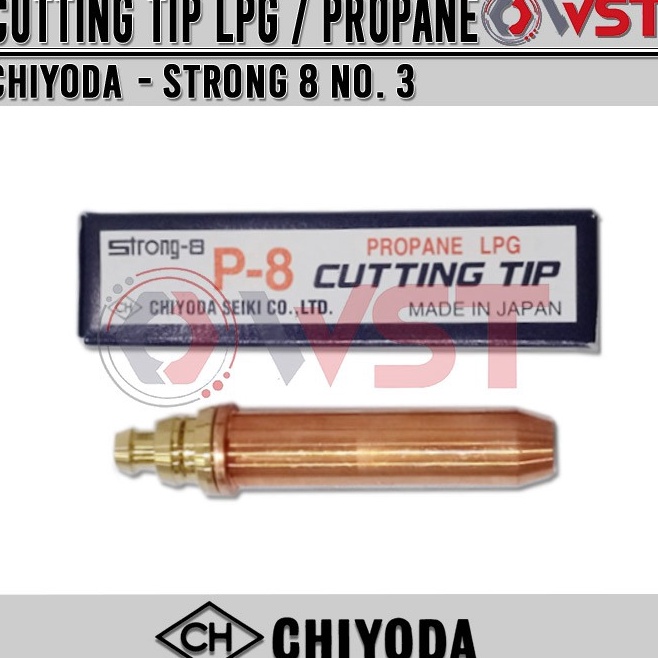 

Chiyoda Cutting Tip LPG Strong 8 No 3 KODE F9V5
