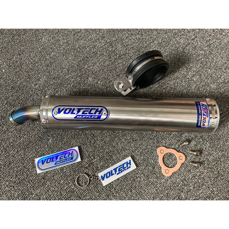 Silincer Knalpot Ninja R RR SS Stainless Type VS-02 - Original Voltech Muffler.