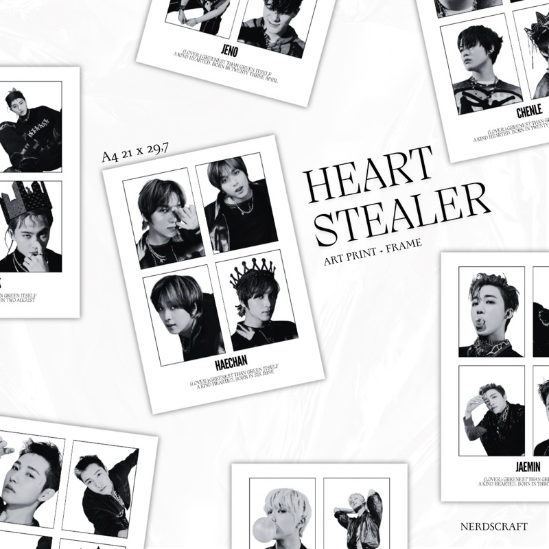 HEART STEALER NCT DREAM - ART PRINT KPOP