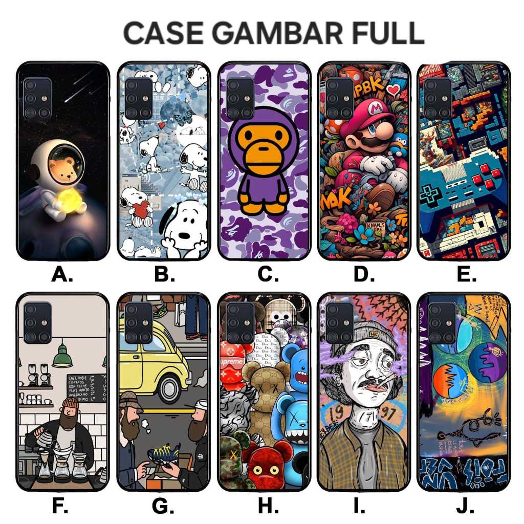 Case Gambar Full Motif lucu FM-10 Xiaomi 12 Lite  Xiaomi 13 Lite