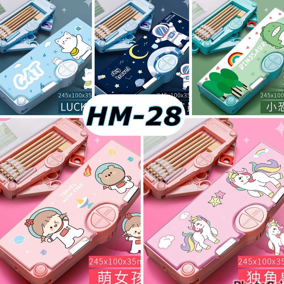 

HM28 Kotak Pensil Serbaguna Tempat Kotak Pensil Mekanik Multifungsi KODE V6A6