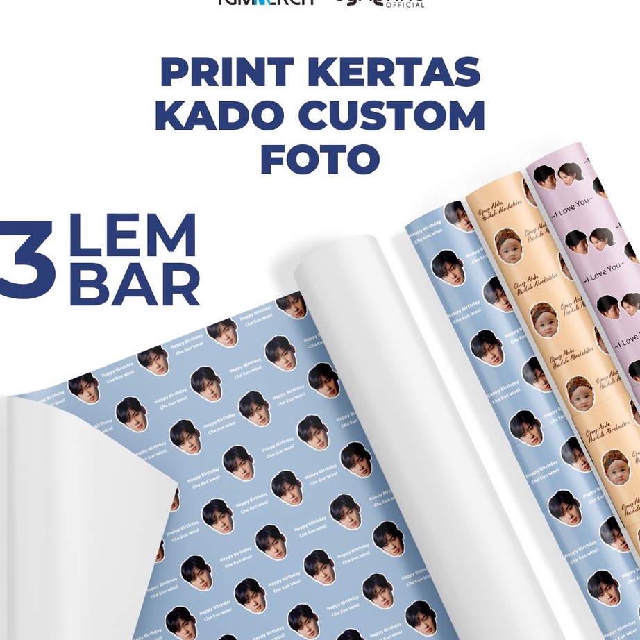 

KI3 Kes Kado Custom Foto Sendiri TGM MERCH