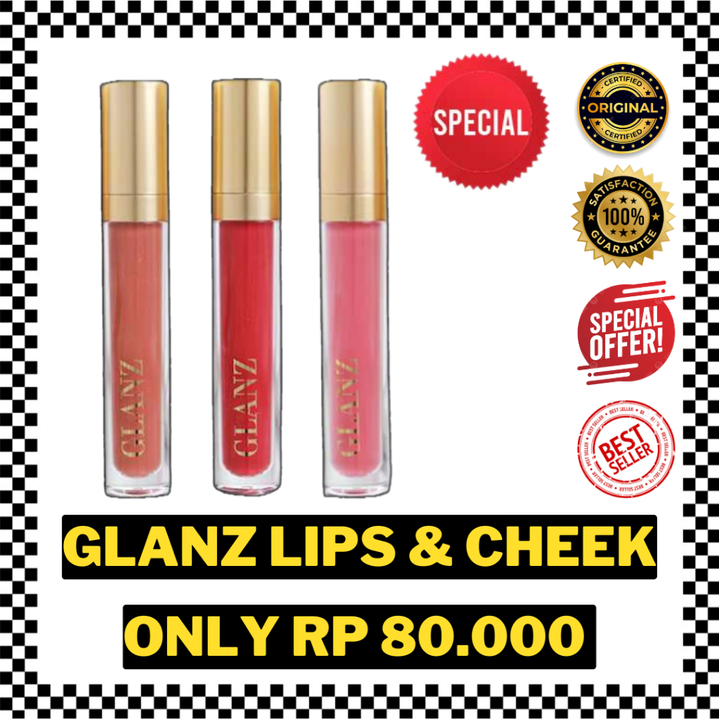 Glanz Edelweiss Lip And Cheek Cream lipstik bibir dan pipi lembab nyaman sehat KK Indonesia