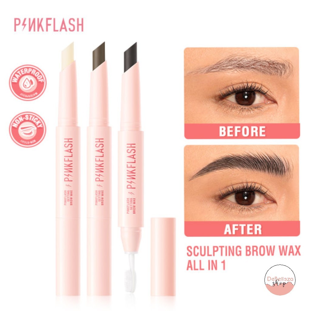 PINKFLASH E28 Setting Brow Wax | 2-in-1 Waterproof Sculpting Brow Wax