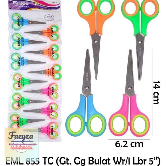 

grosir Gunting renceng UK 5 inci isi 12 pcs KODE G5J7