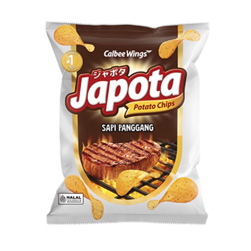 

Snack japota potato chips 68g ayam Bawang sambal umami japanese seaweed happy honey butter