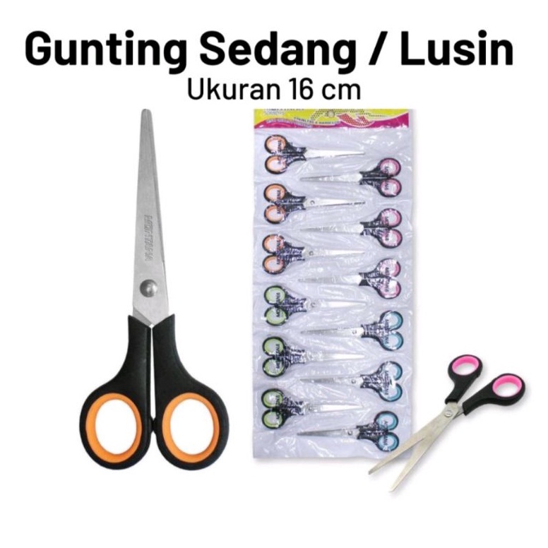 

Gunting Sedang Per lusin 4inch 14cm KODE I3S3