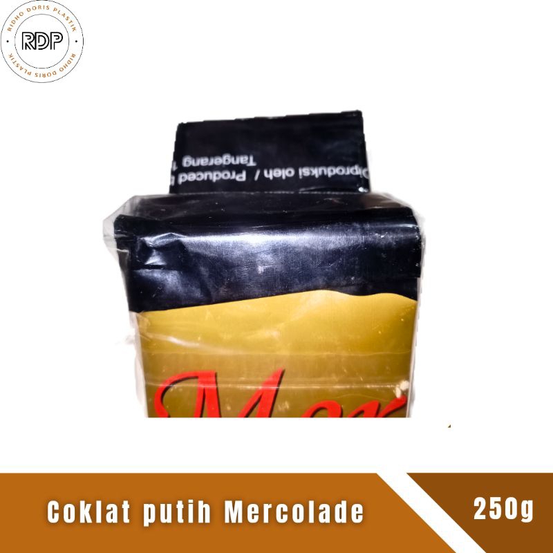 

Coklat Putih Mercolade White Repack 250gr