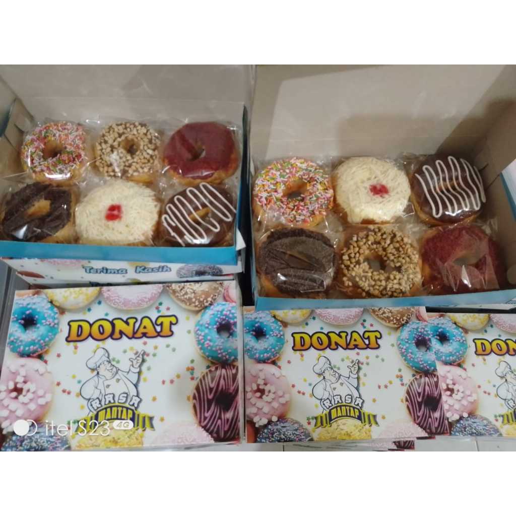 

Donat homemade per box/dus isi 6 donat