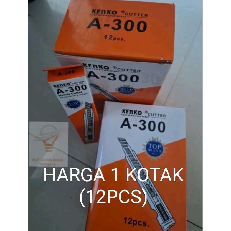 

KODE S52Q Cutter KENKO Kecil A3 1 Lusin 12pcs Termurah