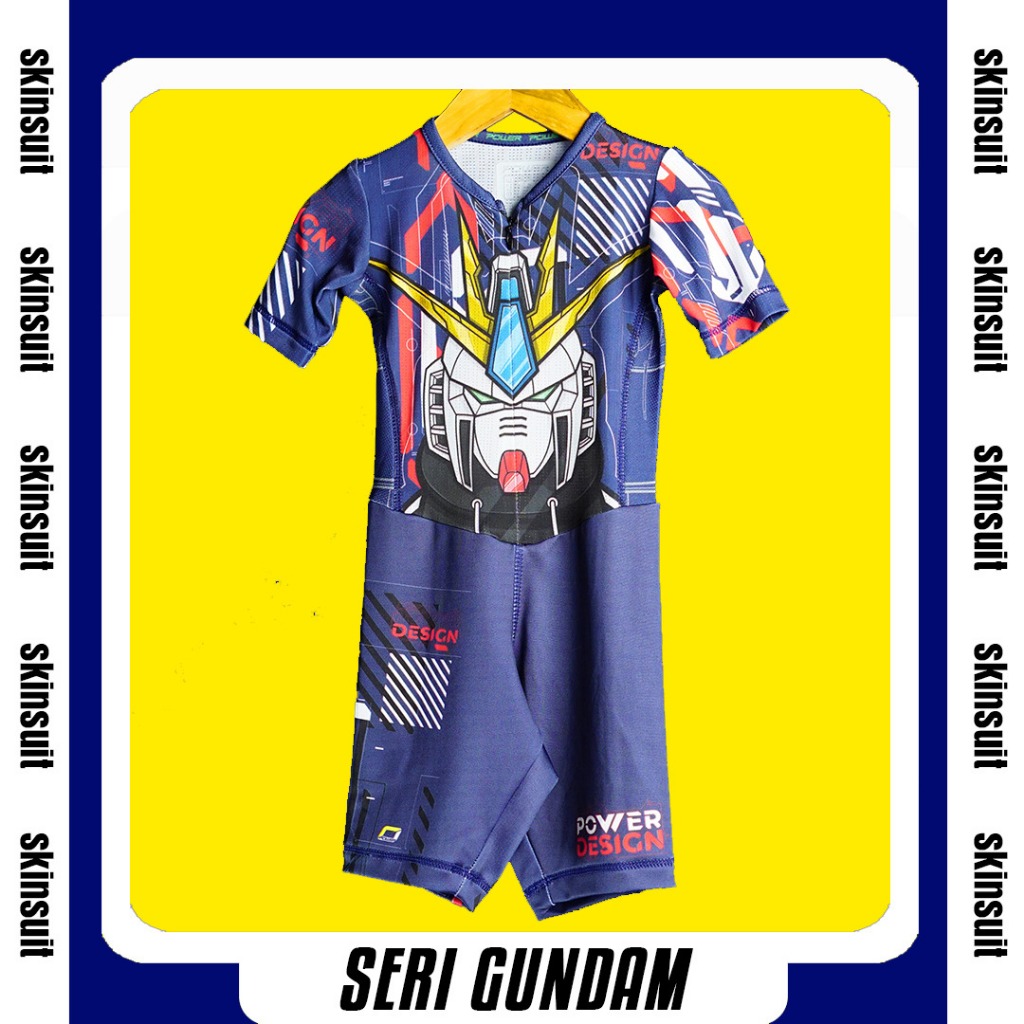 Skinsuit Jersey Sepatu Roda Inline Skate Power Apparel