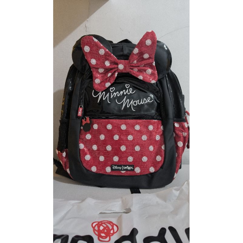 SMIGGLE MINNIE BLACK CLASSIC BACKPACK