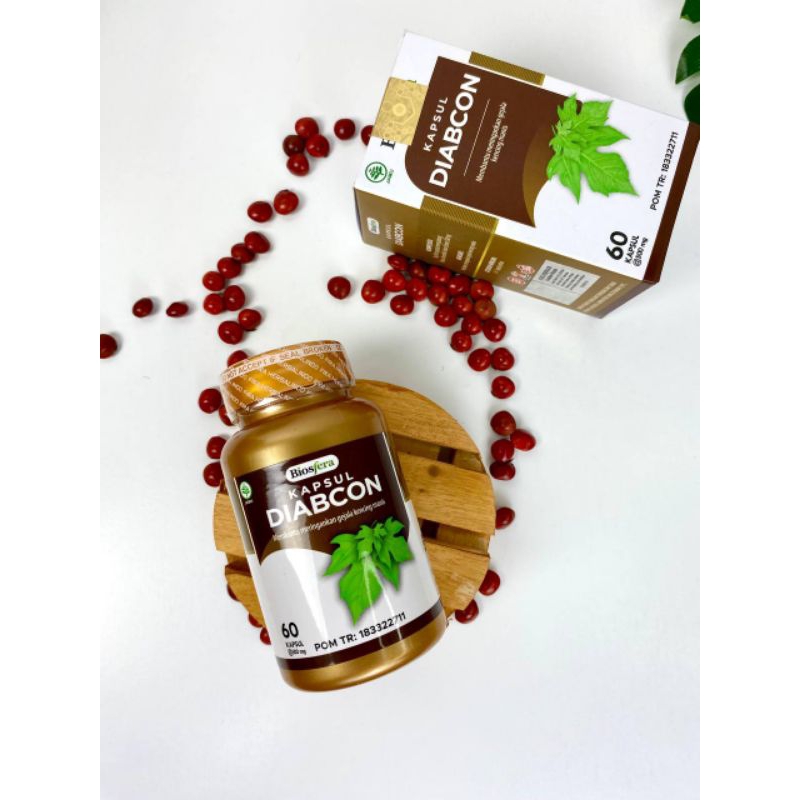 Diabcon Kapsul obat gula darah tinggi atasi diabetes kencing manis asli 100% original bpom herbal pa