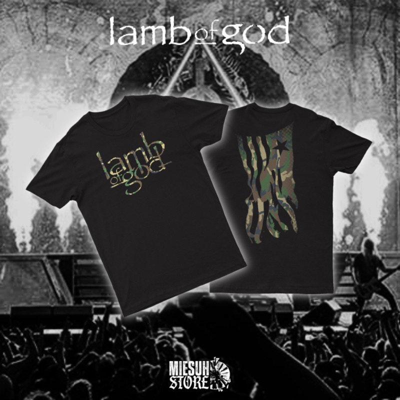 Ts-Lamb of god logo camo