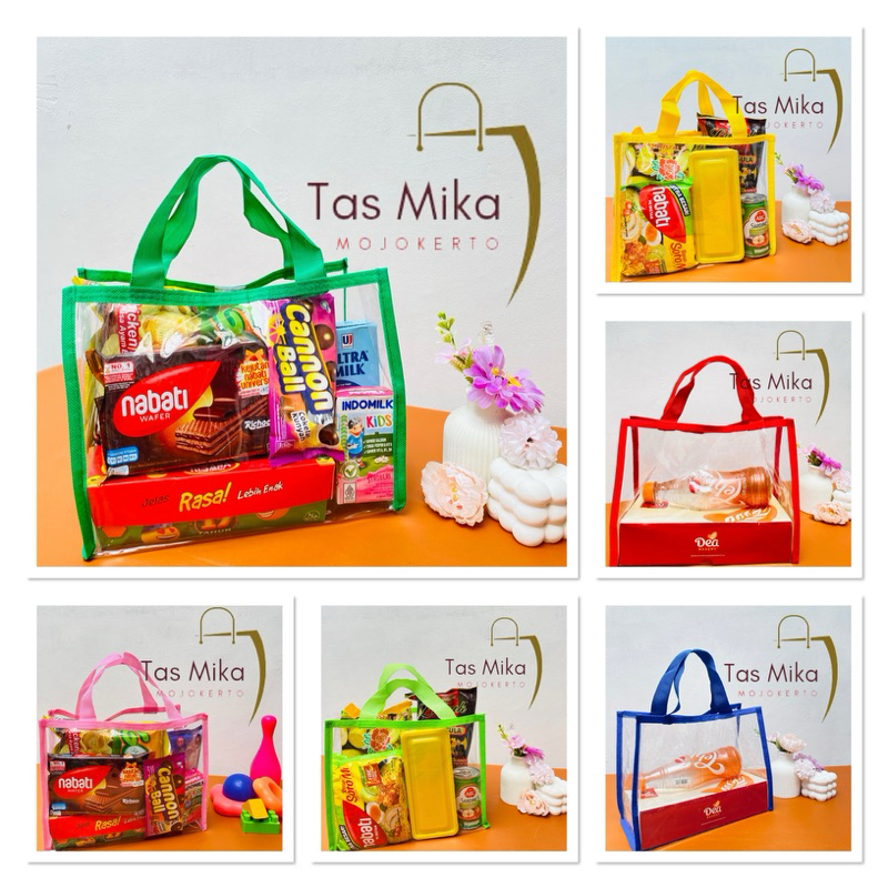 

1Lusin Tas Mika Medium Warna 25px12px20t