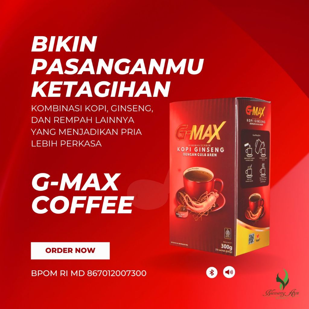 

KOPI GMAX Kopi Stamina Pria Dewasa Tahan Lama Original BPOM