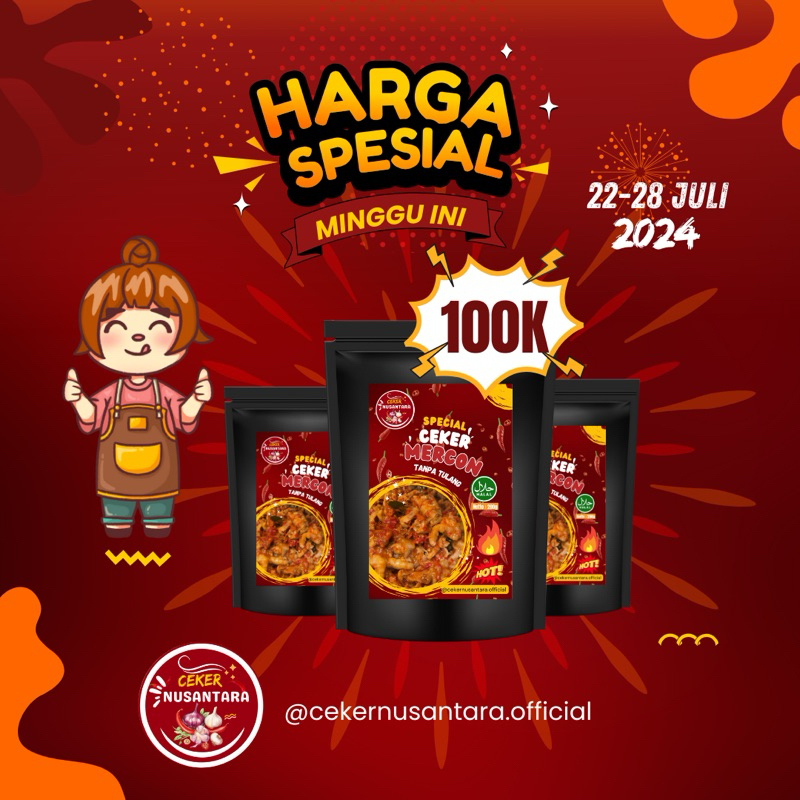 

ceker mercon tanpa tulang