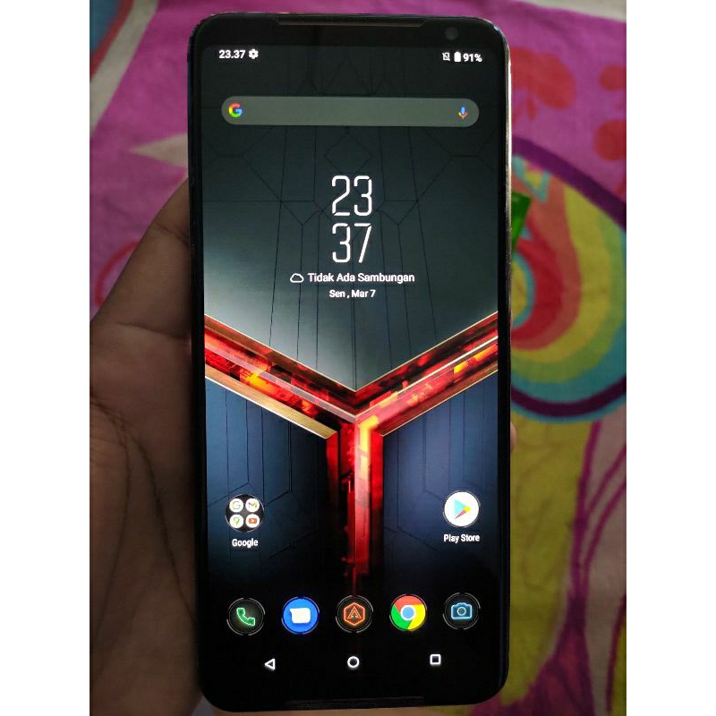 Handphone HP Asus ROG (Republic of Gamers) 2 II ZS660KL - Layar 6.59" Inchi Amoled Ram 8/128