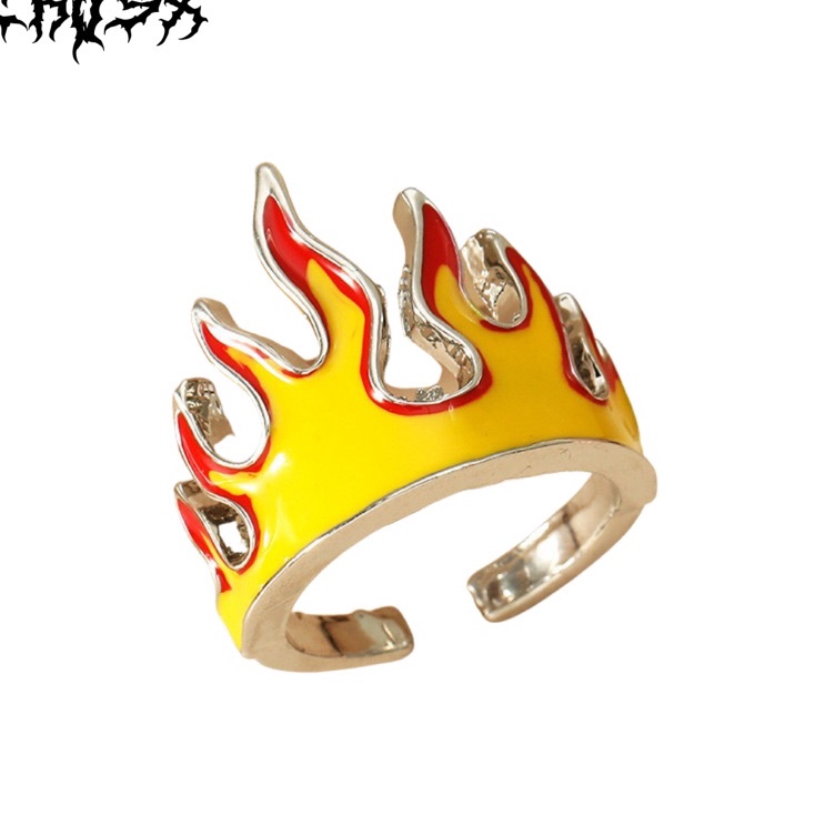 FIRE FLAME RING  CINCIN API  AESTHETIC RING  CINCIN ESTETIK  CINCIN AESTHETIC  CINCIN PRIA  CINCIN W