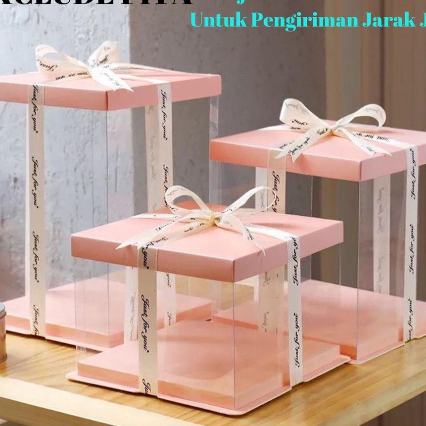 

Kilat CAKE BOX MIKA TRANSPARAN KOTAK KUE MIKA GIFT BOX KEKAN SIZE 17 DAN 24 CM DAN 21 CM SIZE KOTAK MIKA TRANSPARAN KOTAK HAMPERS GIFT BOX KEKAN KOTAK PENYIMPANAN KOTAK KUE AESTHETIC