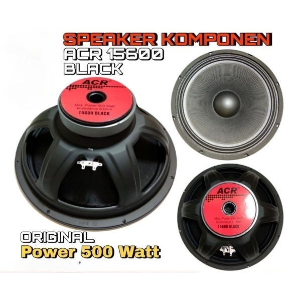 ACR Speaker ACR 15" 15600 Black / Speaker 15" ACR Black 15600 / Speaker ACR 15 Inch ACR 15600 Black