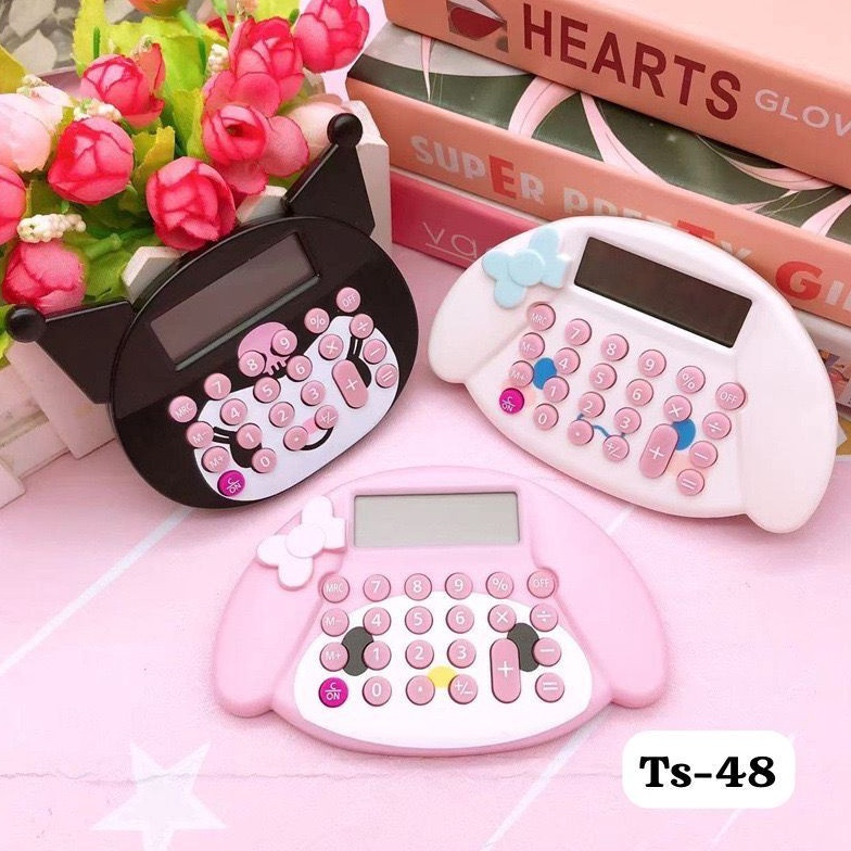 

KODE X63O Kalkulator 8 digit sanrio kuromi portable lucu hadiah gift anak kalkulator kuromi my melody cinnamoroll