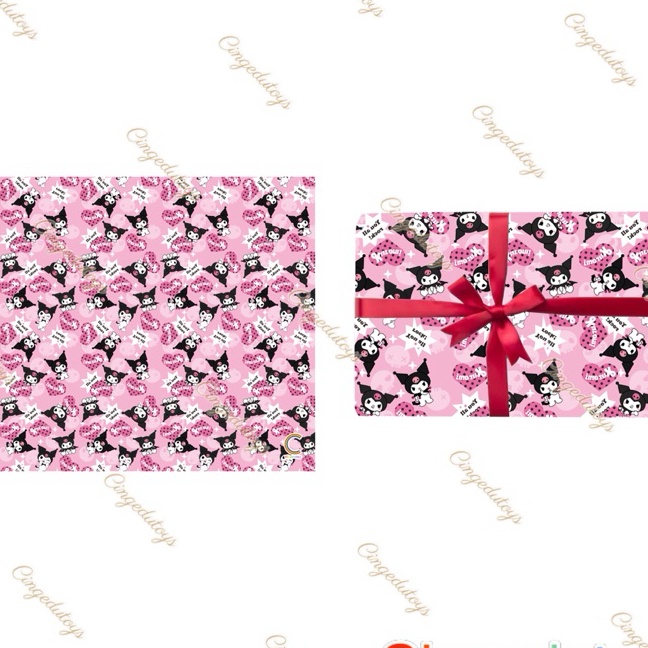 

Eksklusif KEs kado tema kuromi hello kitty 1 pack isi 2