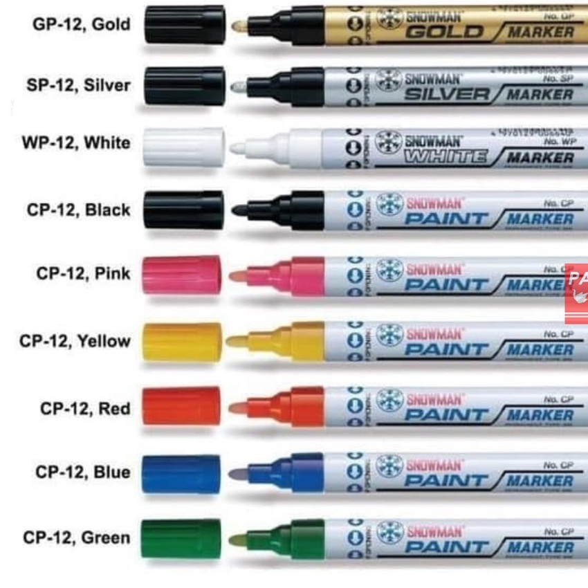 

KI3 Spidol SNOWMAN paint marker pcs