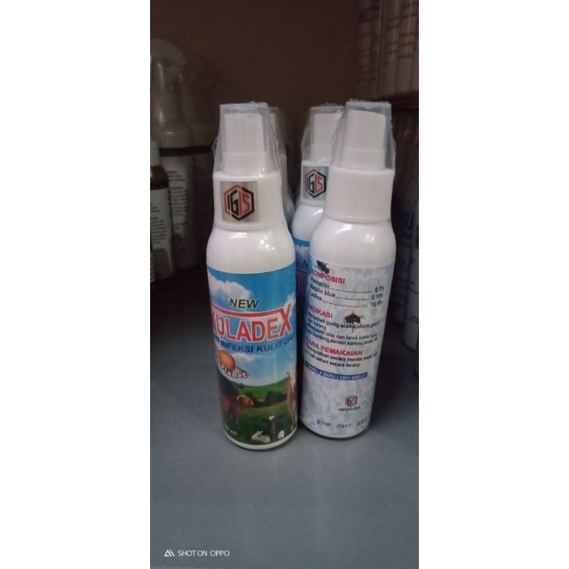KULADEX obat spray anti luka dan lalat kudix scabies koreng obat untuk hewan sapi kerbau