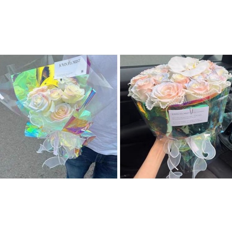 

FG2 Hologram Rainbow Rollwrapping paperkes bunga