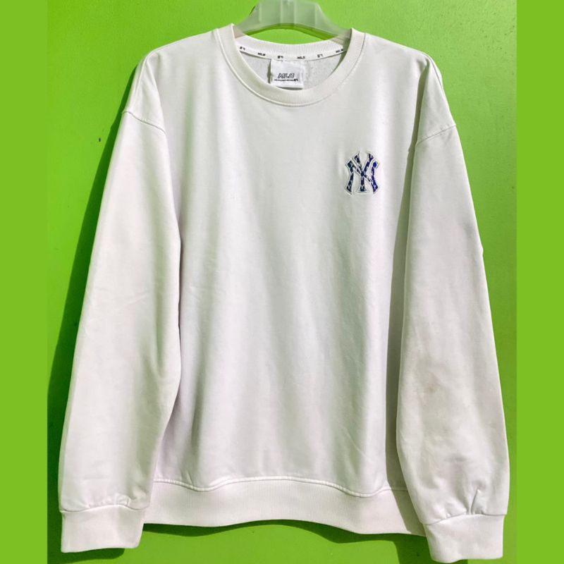 Crewneck MLB NY Yankees (Putih)