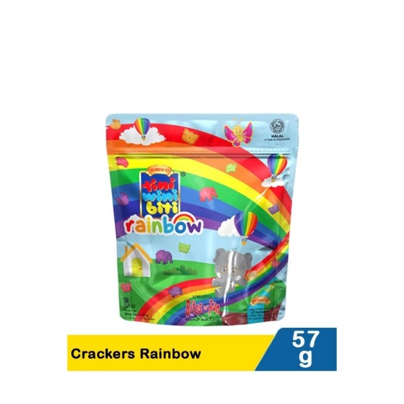 

Tini Wini Biti Crackers Rainbow 57G