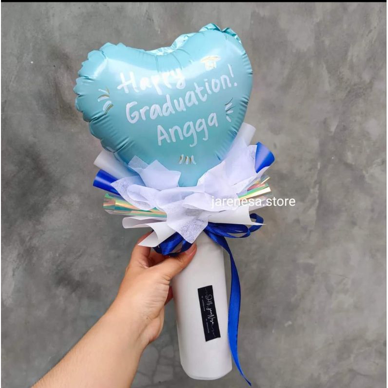 Buket balon LOVE/buket balon foil 10 inch/buket Love