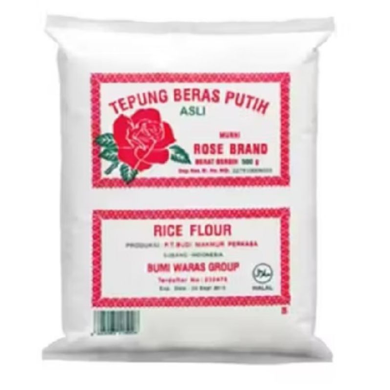 

Tepung beras rose brand 500 gram