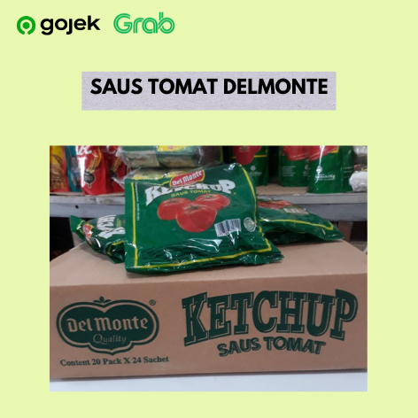 

Delmonte Sauce Tomat Sachet 1 Dus - 24 Pak/Bungkus