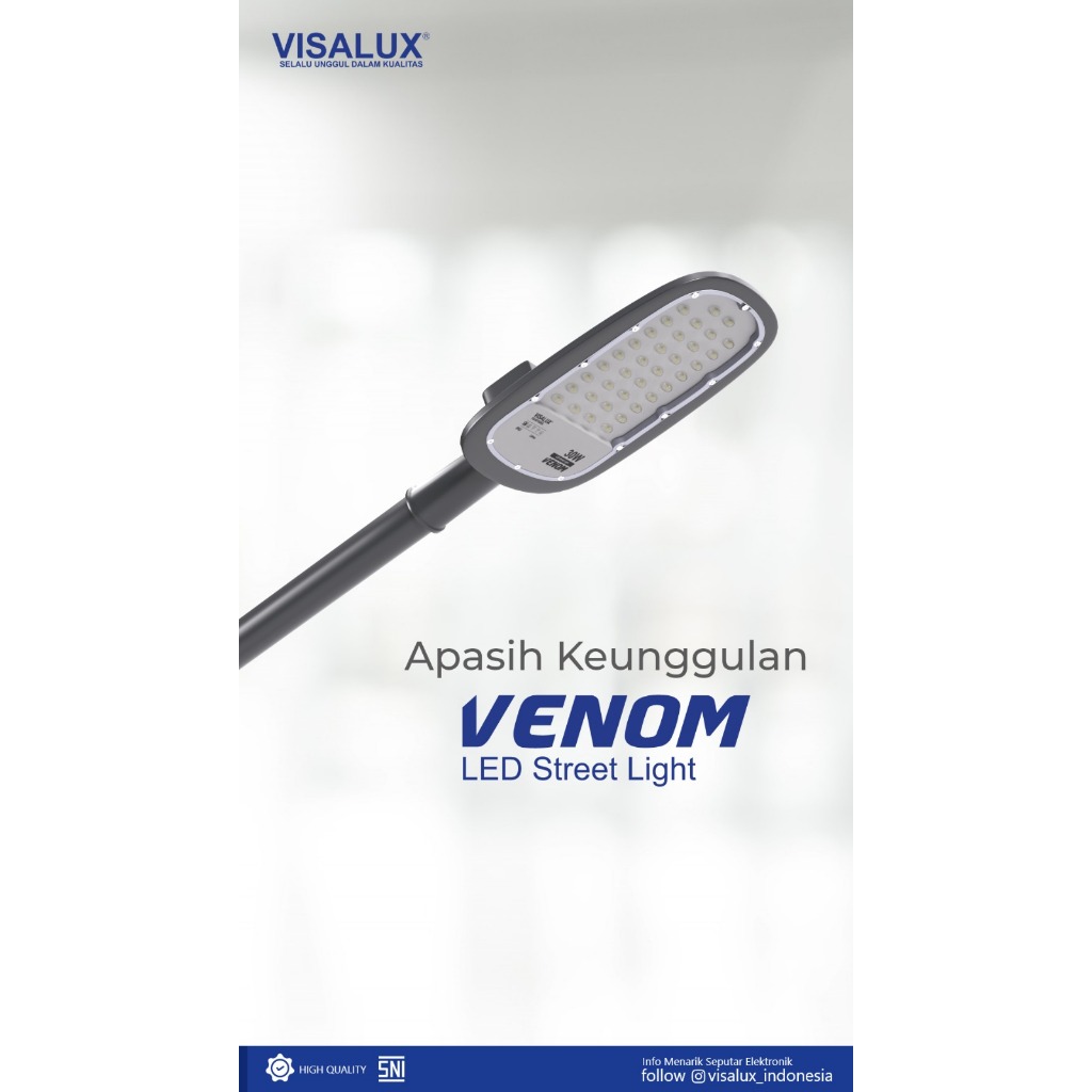 Body Lampu Jalan Venom Visalux 60W/100W VENOM-VSL601960/VENOM-VSL6019100