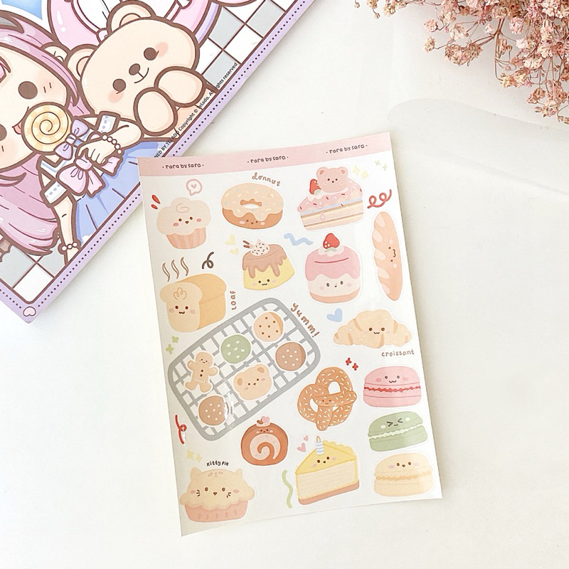 

Sticker Cute Bakery Sticker Lucu Diary