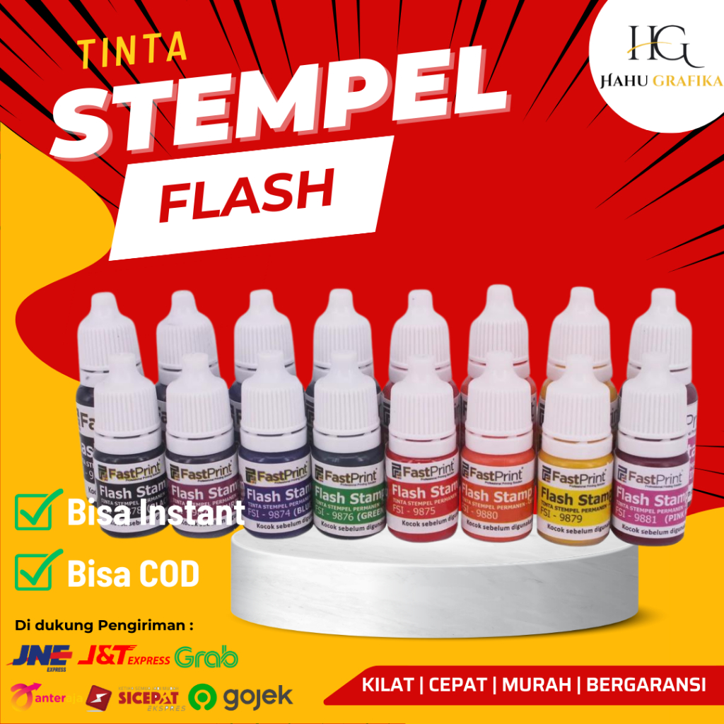 

Tinta Stempel l Tinta Isi Ulang Stempel Flash l Segala Warna