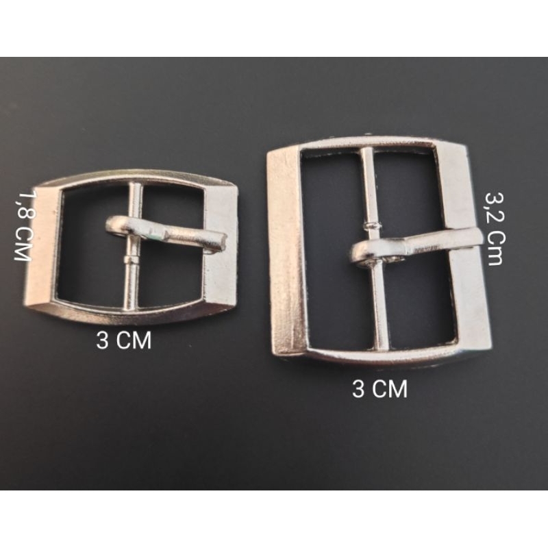RING JALAN GESPER RING TUSUK Gasper Stainless  3cm /1,8 cm  12 Pcs